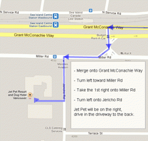 Jet Pet Map Location