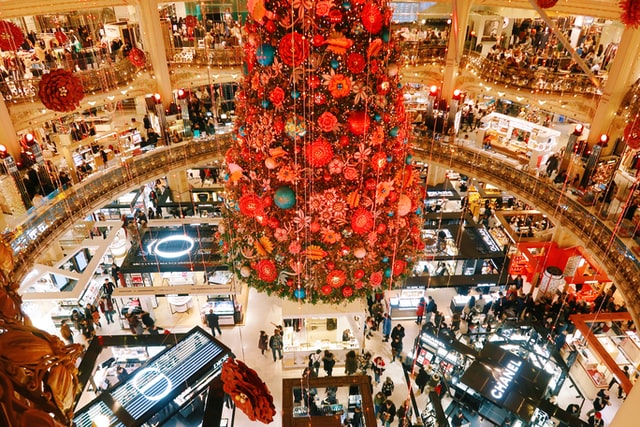 Christmas holiday shopping
