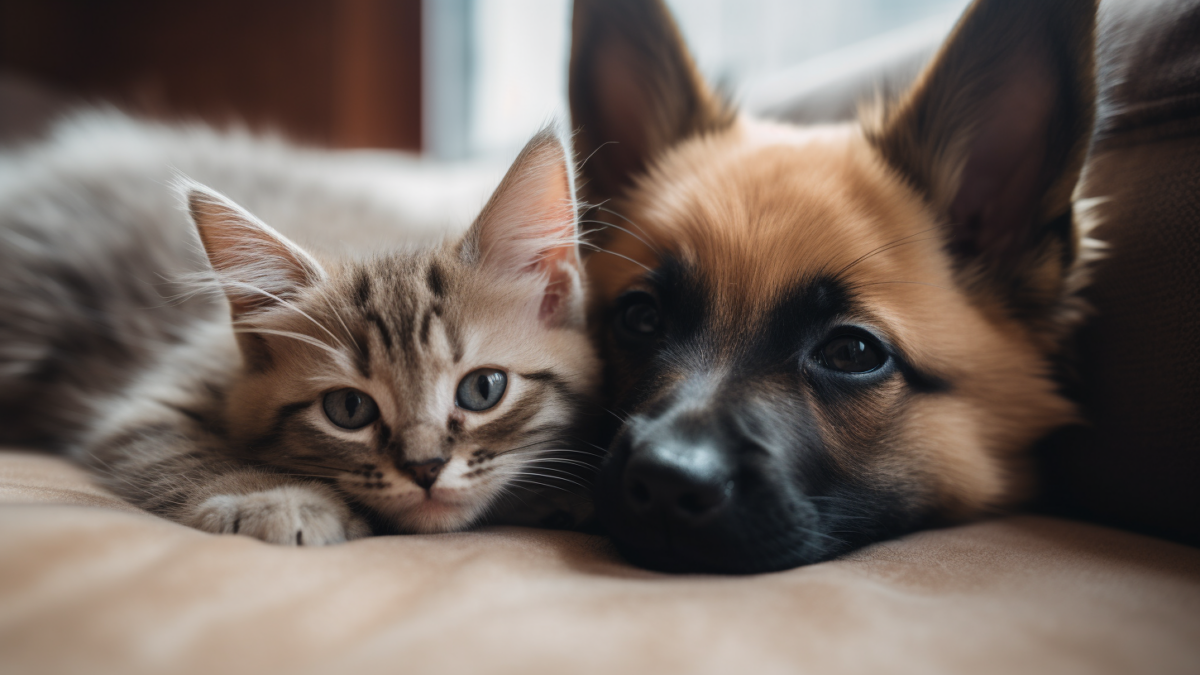 Cat 'Becomes a Dog' by Copying Its Behavior in Adorable Video