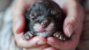 Newborn puppy